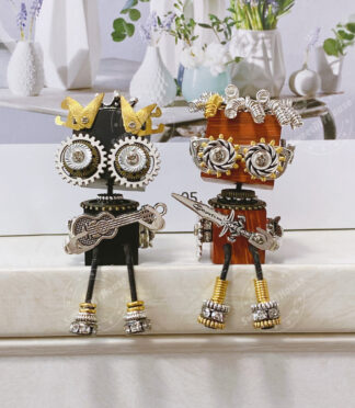 Steampunk Robot Lamp