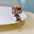 Vintage Steampunk Robot Sculpture for Desk Decor