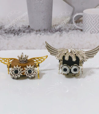 Wooden Robot Art Piece